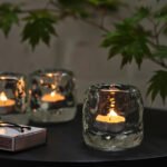 STOCKHOLM 2025 Tealight holder, clear glass, 8 cm - Image 3