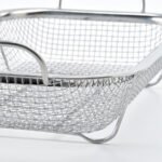 GRILLTIDER Barbecue basket, stainless steel, 33x19 cm - Image 2