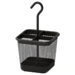 UPPDATERA Cutlery caddy, anthracite, 12x12 cm