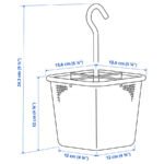 UPPDATERA Cutlery caddy, anthracite, 12x12 cm - Image 4