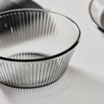 HAVSGÄDDA Bowl, stripe pattern/grey, 12 cm - Image 3