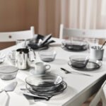 HAVSGÄDDA Bowl, stripe pattern/grey, 12 cm - Image 4