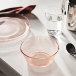 HAVSGÄDDA Bowl, stripe pattern/pink, 12 cm - Image 3