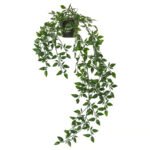 FEJKA Artificial potted plant, in/outdoor/hanging, 9 cm