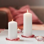 BLADFÅGEL Tealight holder, pink, 3 cm - Image 3