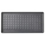 BAGGMUCK Shoe mat, in/outdoor/grey, 71x35 cm
