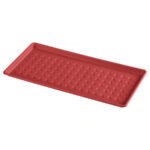 BAGGMUCK Shoe mat, in/outdoor/red, 71x35 cm