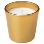 GOKVÄLLÅ Scented candle in glass, Sandalwood & patchouli, 20 hr