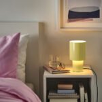 SPETSBOJ Table lamp, dimmable/yellow, 22 cm - Image 2