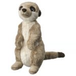 SANDLÖPARE Soft toy, meerkat/beige, 20 cm