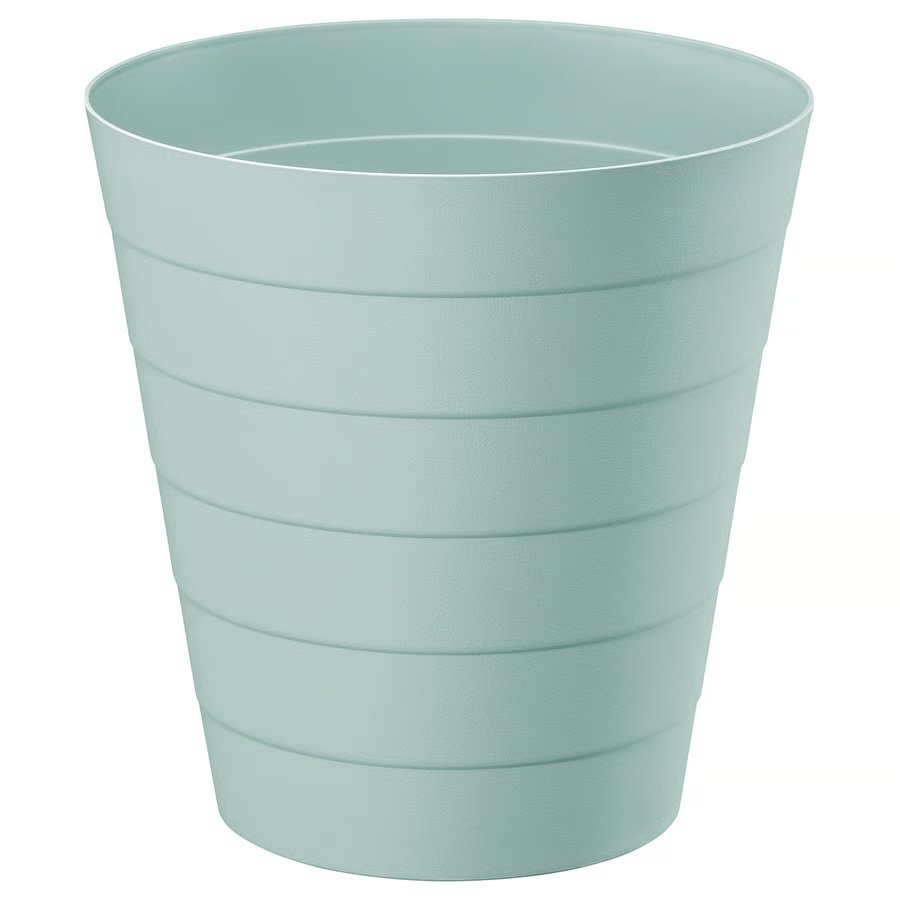 845-1 fniss-waste-bin-turquoise FNISS Waste bin, turquoise, 6.8 l - Image 1