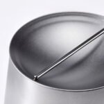 AFTONHAJ Jar with lid, stainless steel, 0.6 l - Image 5