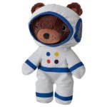 AFTONSPARV Soft toy with astronaut suit, bear, 28 cm
