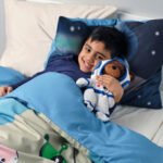 AFTONSPARV Soft toy with astronaut suit, bear, 28 cm - Image 3