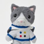 AFTONSPARV Soft toy with astronaut suit, cat, 28 cm - Image 6
