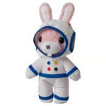 AFTONSPARV Soft toy with astronaut suit, rabbit, 28 cm