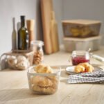 IKEA 365+Food storage basket, metal/light grey-brown, 14x14x10 cm - Image 4