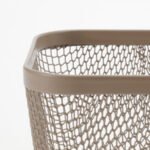 IKEA 365+Food storage basket, metal/light grey-brown, 14x14x10 cm - Image 6