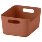 UPPDATERA Box, red-brown, 24x17 cm