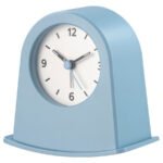 KÄRRSÅNGARE Alarm clock, blue, 11x7x11 cm