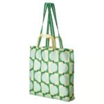 SKYNKE Carrier bag, pale yellow/multicolour, 45x36 cm