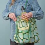 SKYNKE Carrier bag, pale yellow/multicolour, 45x36 cm - Image 4