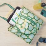 SKYNKE Carrier bag, pale yellow/multicolour, 45x36 cm - Image 5