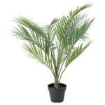 FEJKA Artificial potted plant, in/outdoor Areca palm, 12 cm