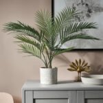 FEJKA Artificial potted plant, in/outdoor Areca palm, 12 cm - Image 2
