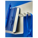 HAVREKROSS Wall organiser w hooks, light grey-beige, 23x13 cm - Image 5