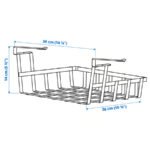 PÅLYCKE Clip-on basket, 36x26x14 cm - Image 5