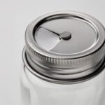 CITRONHAJ Salt and pepper shakers, clear glass/stainless steel, 12 cm - Image 9
