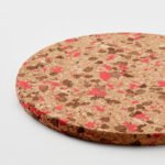 HEAT Pot stand, cork patterned/bright red, 19 cm - Image 4