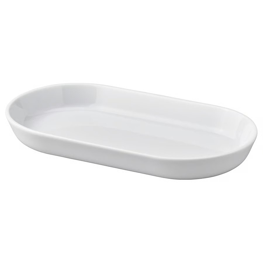 897-1 ikea-365-serving-plate-white IKEA 365+ Serving plate, white, 20x11 cm - Image 1