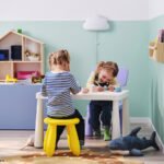 MAMMUT Children's stool, in/outdoor, yellow - Image 2