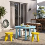 MAMMUT Children's stool, in/outdoor, yellow - Image 4