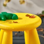 MAMMUT Children's stool, in/outdoor, yellow - Image 5
