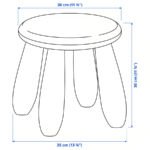 MAMMUT Children's stool, in/outdoor, yellow - Image 6
