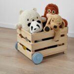 FLISAT Toy storage with wheels, 38x43x29 cm - Image 2