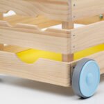 FLISAT Toy storage with wheels, 38x43x29 cm - Image 5