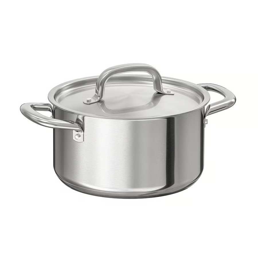 1011-1 ikea-365-pot-with-lid-stainless-steel IKEA 365+ Pot with lid, stainless steel, 3.0 l - Image 1
