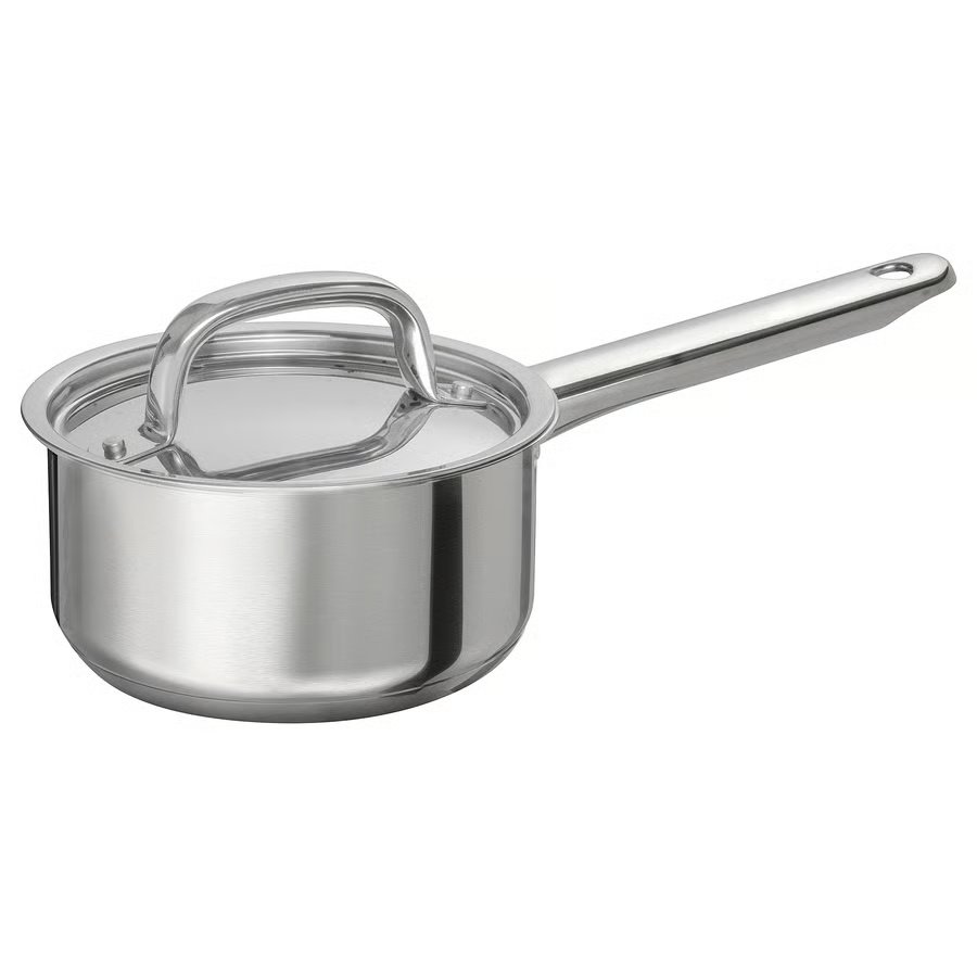 1014-1 ikea-365-saucepan-with-lid-stainless-steel IKEA 365+ Saucepan with lid, stainless steel, 1.0 l - Image 1