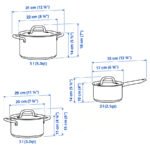 IKEA 365+ Cookware set of 6, stainless steel - Image 6