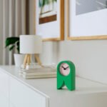 FLODKRÄFTA Clock, green/pink, 8x15x4 cm - Image 4