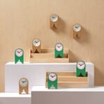 FLODKRÄFTA Clock, green/pink, 8x15x4 cm - Image 6