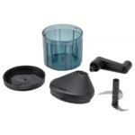 STENSNULTRA Vegetable chopper, black grey-turquoise/transparent - Image 2