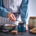 BRUGDHÄJ Jar with lid, blue, 0.3 l - Image 4
