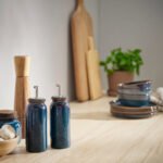 BRUGDHÄJ Oil/vinegar bottle, blue, 19 cm - Image 4