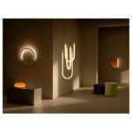 VARMBLIXT LED table/wall lamp, orange glass/round, 30 cm - Image 6