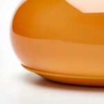 VARMBLIXT LED table/wall lamp, orange glass/round, 30 cm - Image 8